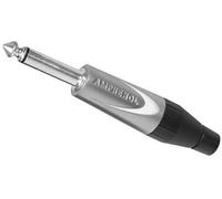 Jack 6.35 mm mâle, droit Amphenol TM2PJ Nombre de pôles: 2 mono argent 1 pc(s)