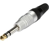 Jack 6.35 mm mâle, droit Hicon HI-J63S Nombre de pôles: 3 stéréo argent 1 pc(s)
