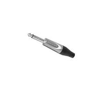 Jack 6.35 mm mâle, droit TM2PJ Nombre de pôles (num): 2 mono argent
