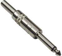 Jack 6.35 mm mâle, droit TRU COMPONENTS 1578982 Nombre de pôles: 2 mono argent