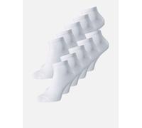 Jack And Jones 10 Pack Quarter Socks Mens Blanc Tailles 41-46 pour hommes Male