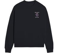 Jack And Jones Back Print Crew Sweatshirt Mens Caviar 2XL Male