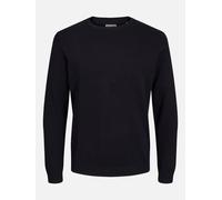 Jack And Jones Basic Crew Knit Plus Size Mens Noir 3XL Male