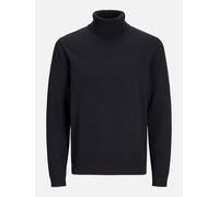 Jack And Jones Basic Roll Neck Knit Jumper Mens Noir L Male