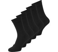 Jack And Jones Black Pack Crew Socks Noir Junior 1-4 Male