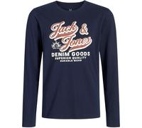Jack And Jones Colour Logo Longsleeve T-Shirt Junior Boys Sky Captain 14 ans Male