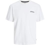 Jack And Jones Jj Short Sleeve Logo Regular Fit T-Shirt Blanc S Male