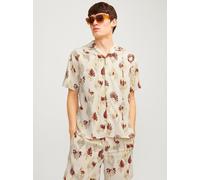 Jack And Jones Jj Short-Sleeve Plain Shirt Rayon de lune XL Male