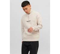 JACK & JONES Sweat-shirt 'Vesterbro' beige / noir, Taille XXL