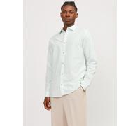 Jack And Jones Jw Long-Sleeve Linen Shirt Mer Apaisante S Male