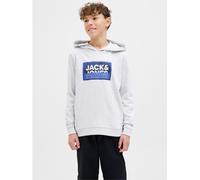 Jack And Jones Logan Hoodie Mélange blanc 9 - 10 ans Male