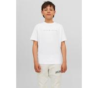 Jack And Jones Logo T-Shirt Juniors Blanc 10 ans Male