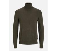 Jack And Jones Men's Knitted Roll Neck Jumper Nuit Olive L Male
