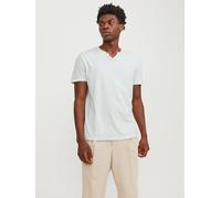 Jack And Jones Men's Split Neck Regular Fit T-Shirt Mer Apaisante XL Male