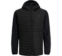 JACK & JONES PLUS Jjetoby Collar Pls Veste Tampon, Noir, XXXXL Homme
