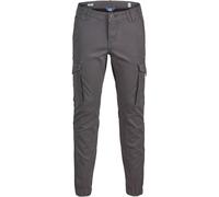 Jack And Jones Paul Flake Slim Stretch Cuffed Cargo Pants Junior Asphalte 7 - 8 ans Male