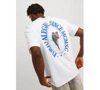 Jack And Jones Back Ss Tee Blanc éclatant M Male