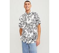 Jack And Jones Short Sleeve Aop Shirt Mens Danseur des nuages S Male