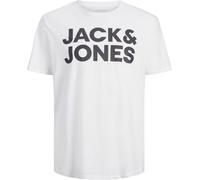 JACK & JONES JJECORP Logo Tee SS O-Neck Noos PS T-Shirt, Blanc 2, 6XL Femmes