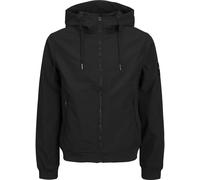 Jack And Jones Softshell Hooded Jacket Mens Plus Size Noir 3XL Male