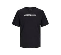 Jack and Jones - T-Shirt - Coupe Cintrée - Uni - Coton - Homme - Black - L