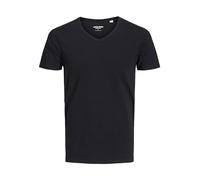 Jack and Jones - T-Shirt - Coupe Cintrée - Uni - Coton - Homme - Black - XL