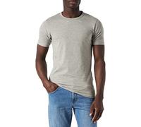 Jack and Jones - T-Shirt - Coupe Cintrée - Uni - Coton - Homme - Light Grey Melange - XL