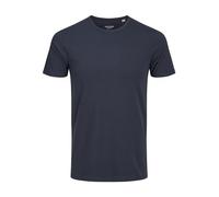 Jack and Jones - T-Shirt - Coupe Cintrée - Uni - Coton - Homme - Navy Blue - L