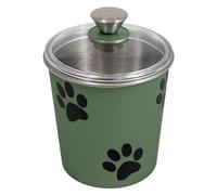 JACK AND VANILLA, Boîte à Biscuits en Acier Inoxydable, Design Moderne, hermétique pour Conserver la fraîcheur, capacité 1,9L, Couleur Verte, Modèle Bon Appetit