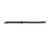 Jack and Vanilla - Collier pour Chien Black Label - pour Chiens de Petite, Moyenne et Grande Tailles - Ajustable, Solide, Fermeture Efficace - Couleur Bleu, Taille 25 mm x 55 cm