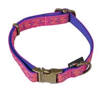 Jack and Vanilla - Collier pour Chien Ibiza - pour Chiens de Petite, Moyenne et Grande Tailles - Ajustable et Solide - Look Moderne et Fonctionnel - Couleur Fuchsia, Taille 15 mm x 24-35 cm