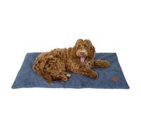 JACK AND VANILLA, Coussin Cage pour Chien, Modèle Riga, Couleur Bleu, Taille L, 88 x 55 cm