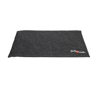 JACK AND VANILLA - Coussin de Cage pour Chien Waterproof - Tapis de Couchage Panier et Lit Imperméable, Antidérapant, Tout Confort pour Petits à Grands Chiens - Couleur Noir, XL, 104 x 68 cm