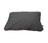 JACK AND VANILLA, Coussin Ovale Ergonomique pour Animaux, Confort Optimal, Design élégant, Facile à Entretenir, Taille 80 x 60 x 10 cm, Couleur Gris foncé, Modèle Nimba