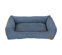 JACK AND VANILLA, Coussin pour Chien, Modèle Riga Sofa, Couleur Bleu, Taille L, 100 x 70 x 27 cm