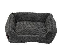 JACK AND VANILLA, Coussin pour Chien, Sofa, Modèle Softy, Couleur Rosette Gris, Taille S, 60 x 52 x 18 cm