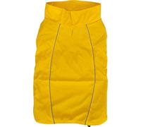 JACK AND VANILLA, Fisherman Waterproof Jacket with Adjustable Hood, Bright Design for Safety, Lightweight and Comfortable, Ideal for Outdoor and Fishing, Size L, Yellow, Fisherman