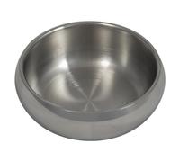 JACK AND VANILLA, Gamelle à Double Paroi en Acier Inoxydable 360ml pour Chiens et Chats, Conserve la Température des Aliments, Facile à Nettoyer, Design Élégant, Argenté, Modèle Bon Appetit