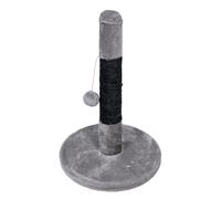 JACK AND VANILLA, Griffoir Design pour Chat, Durable et résistant, idéal pour Petits espaces, Coin de Repos et Jeu, Facile à Nettoyer, Dimensions 30x30x45 cm, Couleur Gris-Noir, Modèle Griffoir