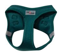 JACK AND VANILLA, Harnais Mesh Confortable pour Chien, Ajustement Personnalisé, Sécurité Renforcée, Visibilité Améliorée, Facile à Utiliser, Taille 43-49CM, Couleur Bleu, Modèle Expedition