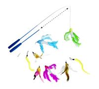 Jack and Vanilla, Jouet créatif léger et coloré pour Chiens/Chats, idéal pour Le Jeu intérieur et extérieur, favorise l'autonomie et la motricité, Extensible, Couleur Assorti, Modèle Fun Danglers