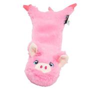 JACK AND VANILLA, Jouet en Peluche Cochon Rose, pour Chiens, 60 cm, Design réaliste, sonore et Lavable, idéal pour Les Jeux interactifs, Couleur vive, Modèle Flatties