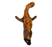 JACK AND VANILLA, Jouet en Peluche Écureuil, pour Chiens, 20 cm, Design réaliste, sonore et Lavable, idéal pour Les Jeux interactifs, Couleur vive, Modèle Flatties