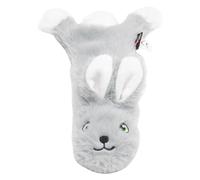 JACK AND VANILLA, Jouet en Peluche Lapin Gris, pour Chiens, 30 cm, Design réaliste, sonore et Lavable, idéal pour Les Jeux interactifs, Couleur vive, Modèle Flatties