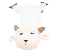 JACK AND VANILLA, Jouet en Peluche Mouton Blanc, pour Chiens, 60 cm, Design réaliste, sonore et Lavable, idéal pour Les Jeux interactifs, Couleur vive, Modèle Flatties