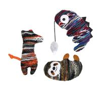 JACK AND VANILLA, Jouet en Peluche pour Chien et Chat, Doux et Durable, idéal pour Les Jeux interactifs et Les câlins, léger et Non Toxique, 14 cm, Multicolore