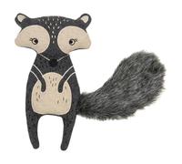 JACK AND VANILLA, Jouet en Peluche Raton Laveur 30 cm pour Chien et Chat, Texture Douce, couineur intégré, stimule l'instinct de Chasse, Facile à Nettoyer, Couleur vive