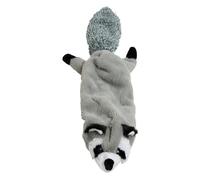JACK AND VANILLA, Jouet en Peluche Raton Laveur, pour Chiens, 50 cm, Design réaliste, sonore et Lavable, idéal pour Les Jeux interactifs, Couleur vive, Modèle Flatties