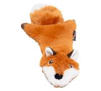 JACK AND VANILLA, Jouet en Peluche Renard Orange, pour Chiens, 30 cm, Design réaliste, sonore et Lavable, idéal pour Les Jeux interactifs, Couleur vive, Modèle Flatties