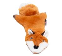 JACK AND VANILLA, Jouet en Peluche Renard Orange, pour Chiens, 60 cm, Design réaliste, sonore et Lavable, idéal pour Les Jeux interactifs, Couleur vive, Modèle Flatties